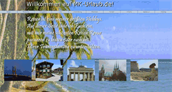 Desktop Screenshot of mk-urlaub.de
